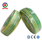 100m/Roll 10mm2 Green Yellow Pvc Insulation Earth Grounding Copper Cable 8 Awg