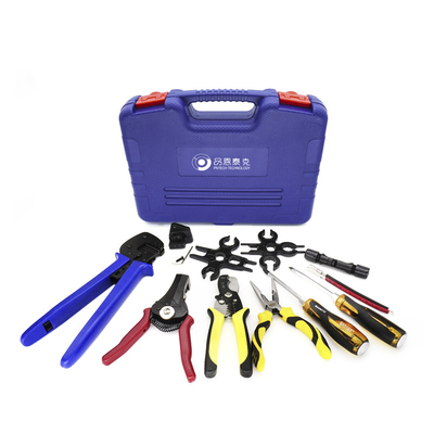 quality Stellte Quetschwerkzeug MC4 offene Fass-Anschluss-Abisolierzange Cutter ein factory